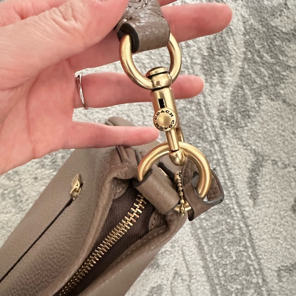 Like New Coach Cary Shoulder Bag - Dark Stone - Picture 3 of 5